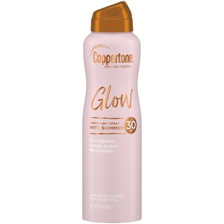Coppertone Glow Shimmering Sunscreen Spray with Broad Spectrum SPF 30