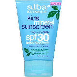 Alba Botanica Fragrance Free Kids Mineral Sunscreen SPF 30