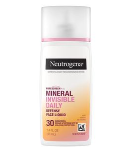 Neutrogena Purescreen+ Invisible Daily Defense Mineral Face Liquid with SPF 30