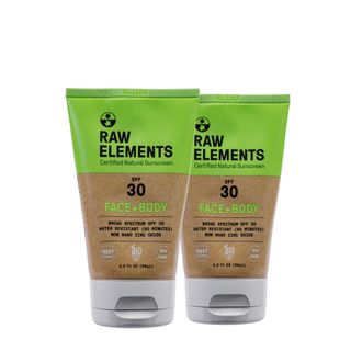 Raw ElementsUSA Face + Body Tube SPF 30 Bio-Resin Tube