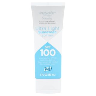 Equate Beauty Ultra Light Sunscreen Lotion, SPF 100