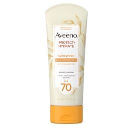 Aveeno Protect + Hydrate SPF 70 Sunscreen Lotion, Oil-Free