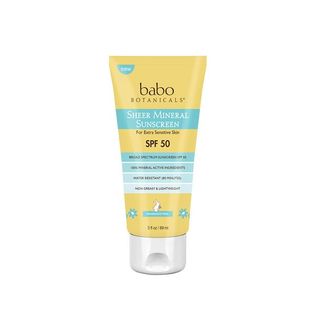 Babo Botanicals Sheer Mineral Sunscreen Lotion SPF 50 For Extra Sensitive Skin