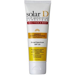 Solar D Daily Face & Body Vitamin D promoting Sunscreen, SPF 30