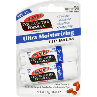 Palmers Cocoa Butter Formula SPF 15 Lip Balm Twin Pack