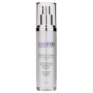 NassifMD Dermaceuticals Protect & Hydrate Daily Mineral Sunscreen SPF 44 - Plump & Hydrate with Hyaluronic Acid!