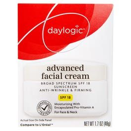 Daylogic Advanced Facial Cream, SPF 18