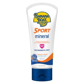 Banana Boat Sport 100% Mineral Sunscreen Lotion SPF 50+