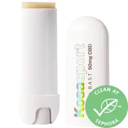 Kosas port LipFuel Extra-Strength Lip Balm with Flora + Bast 50mg CBD and Hyaluronic Acid