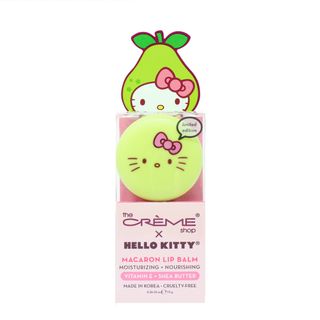 The Crème Shop x Sanrio Hello Kitty Macaron Lip Balm - Juicy Pear Flavored