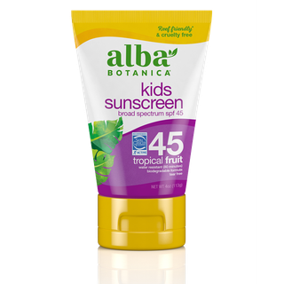Alba Botanica Kids Sunscreen Lotion SPF 45, Tropical Fruit