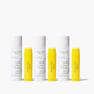 Beekman 1802 Pure Goat Milk 3-Pack Of Lip Balms