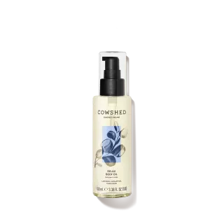 Cowshed Relax Body Oil - Lavender, Eucalyptus, British Starflower