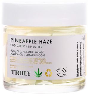 Truly Pineapple Haze CBD Glossy Lip Butter