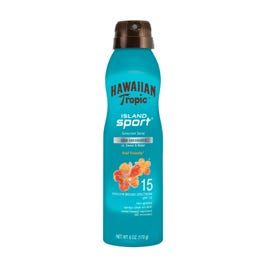 Hawaiian Tropic Island Sport Spray Sunscreen, SPF 15