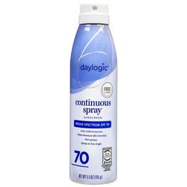 Daylogic Continuous Spray Sunscreen, SPF 70