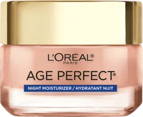 L'Oréal Group Rosy Tone Cooling Night Moisturizer for Hydrating Mature, Dull Skin