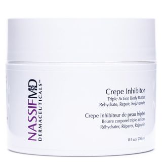 NassifMD Dermaceuticals Crepe Inhibitor Triple Action Body Butter - Rehydrate, Repair, Rejuvenate Dry, Dehydrated Skin