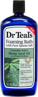Dr Teal's Cannabis Sativa Hemp Seed Oil Foaming Bath
