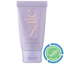 Saie Mini Sunvisor Radiant Moisturizing Face Sunscreen SPF 35