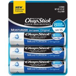 ChapStick Lip Balm Moisturizer, SPF 15