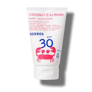 KORRES Coconut + Almond Baby Sunscreen Face + Body SPF 30
