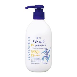 KUMANO COSME Reihaku Hatomugi The UV Milky Gel SPF 50+ PA++++