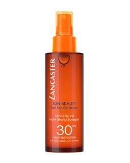 Lancaster Sun Beauty Satin Sheen Oil Fast Tan Optimiser Body SPF30