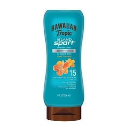 Hawaiian Tropic Island Sport Lotion Sunscreen, SPF 15