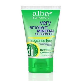 Alba Botanica Fragrance Free Broad Spectrum Mineral Sunscreen SPF30
