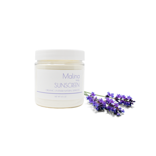 Malina New York Organic Lavender Baby Natural Sunscreen SPF 30
