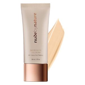 nude by nature Sheer Glow BB Cream - 01 Porcelain
