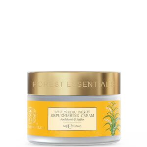 Forest Essentials Ayurvedic Night Replenishing Cream with Sandalwood and Saffron
