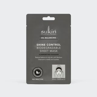 Sukin Shine Control Biodegradable Sheet Mask | Oil Balancing