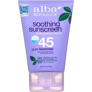 Alba Botanica Lavender Sunscreen Lotion SPF 45