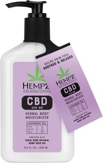 Hempz Lavender Oil 300mg CBD Herbal Body Moisturizer
