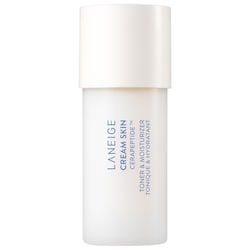 LANEIGE Mini Cream Skin Refillable Toner & Moisturizer with Ceramides and Peptides