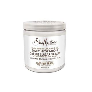 SheaMoisture 100% Virgin Coconut Oil Coconut Daily Hydration Creme Sugar Scrub