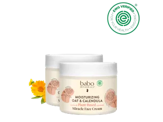 Babo Botanicals Moisturizing Oat Calendula Miracle Face Cream