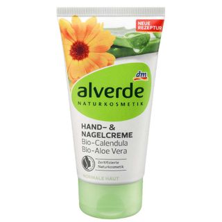 Alverde Hand Nail Cream Organic Calendula, Organic Aloe Vera