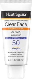 Neutrogena Clear Face Oil-Free Sunscreen SPF 50