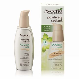 Aveeno Positively Radiant CC Cream Broad Spectrum Spf 30 Medium, Skin Color Correction