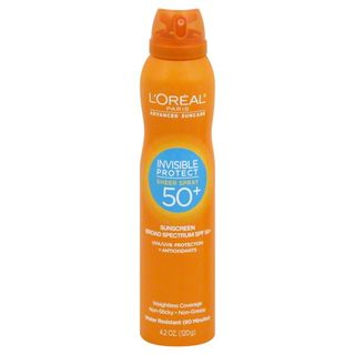 L'Oréal Paris Advanced Suncare Sunscreen SPF 50+ Invisible Protect Sheer Spray, 4.2 Fluid Ounce