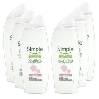 Simple Kind to Skin Nourishing Shower Cream With Granium Oil