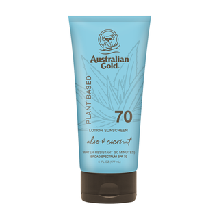 Australian Gold Plant Based Lotion Sunscreen, Aloe & Coconut, SPF 70