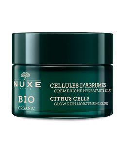 NUXE Organic Glow Rich Moisturising Cream with Citrus Cells
