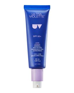 Ultra Violette Lean Screen Mineral Mattifying Fragrance Free Zinc Skinscreen SPF50