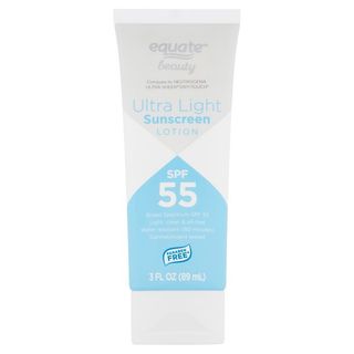 Equate Beauty Ultra Light Broad Spectrum Sunscreen Lotion, SPF 55