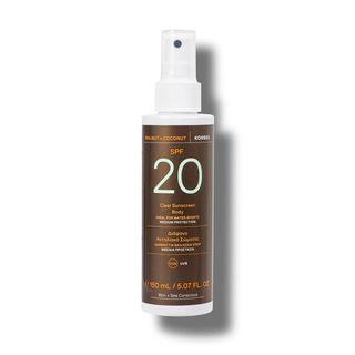 KORRES Walnut + Coconut Clear Sunscreen Body SPF 20