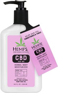 Hempz Rose Oil 300mg CBD Herbal Moisturizer